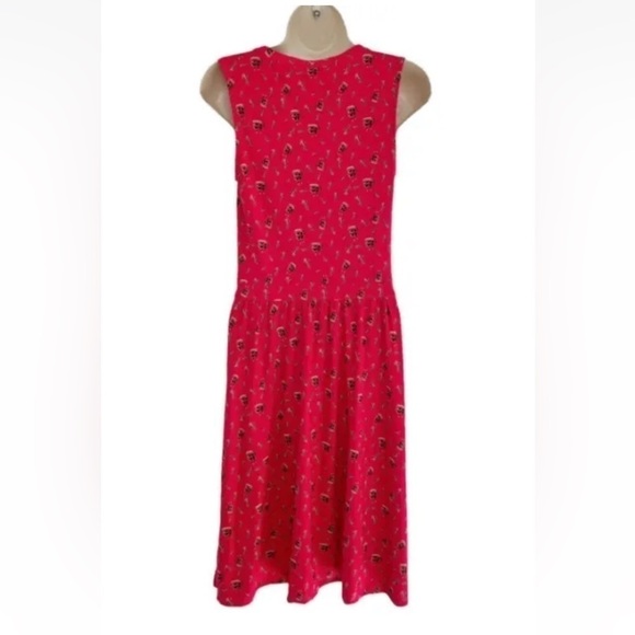 Leifnotes Anthropologie Skipper Ship Red Nautical Dress Seen On TV Arrow Sz XS - Picture 4 of 9